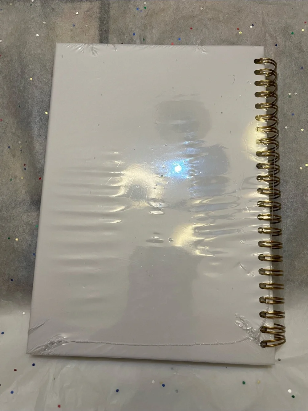 It’s Okay to… Spiral Notebook - White Floral Design